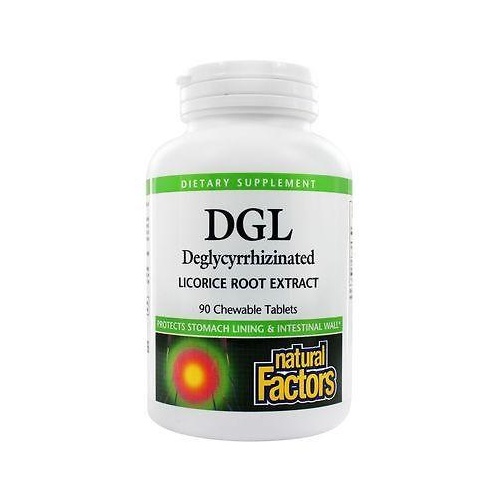 NATURAL FACTORS DGL LICORICE ROOT EXTRACT 90T