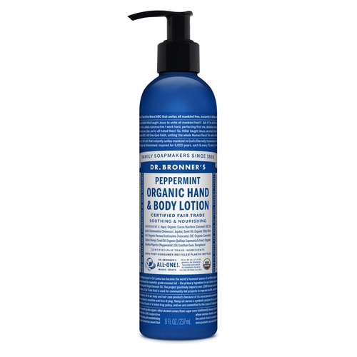 DR BRONNER HAND &amp; BODY LOTION 237ML PATCHOULI LIME
