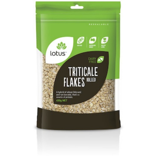 Lotus Triticale Flakes Rolled 450g