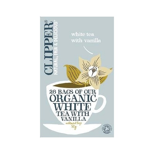 Clipper Organic White Tea with Vanilla 26Teabags
