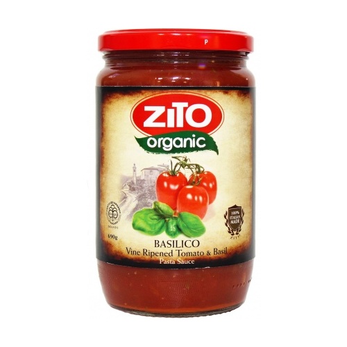 Zito Pasta Sauce Basilico Tomato/Basil 690g