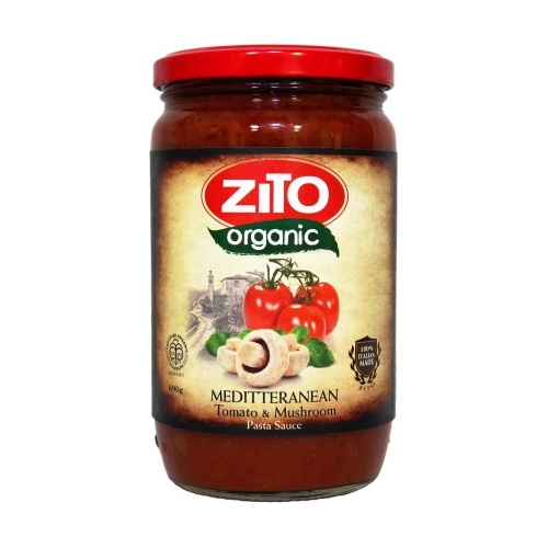 Zito Pasta Sauce Mediterranean Mushroom 690g