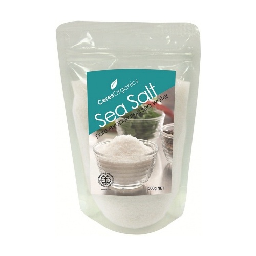 Ceres Organics Coarse Sea Salt 500g Unrefined Natural