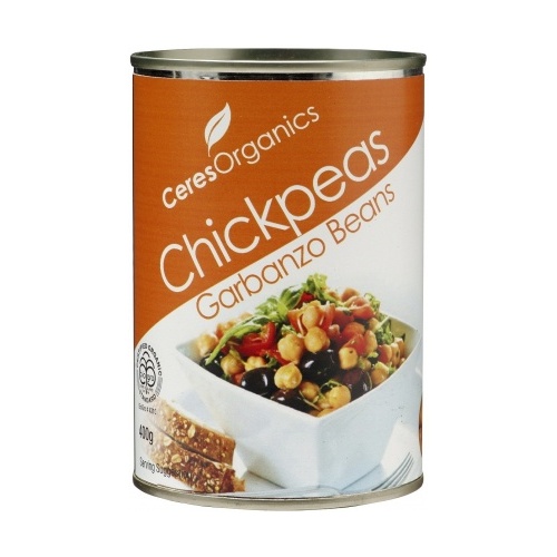 Ceres Organics Chickpeas/Garbanzo Beans 400g (Can)