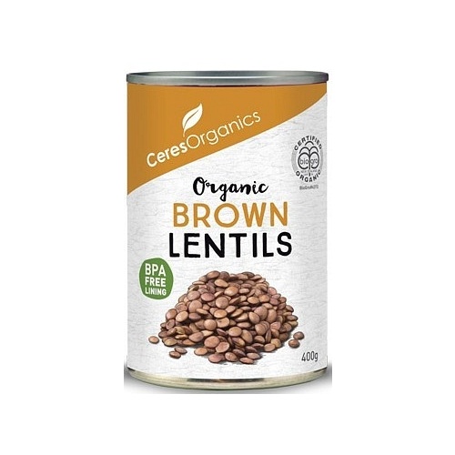 Ceres Organics Lentils Brown 400g (Can)