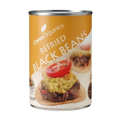 Ceres Organics Refried Black Beans 450g (can)