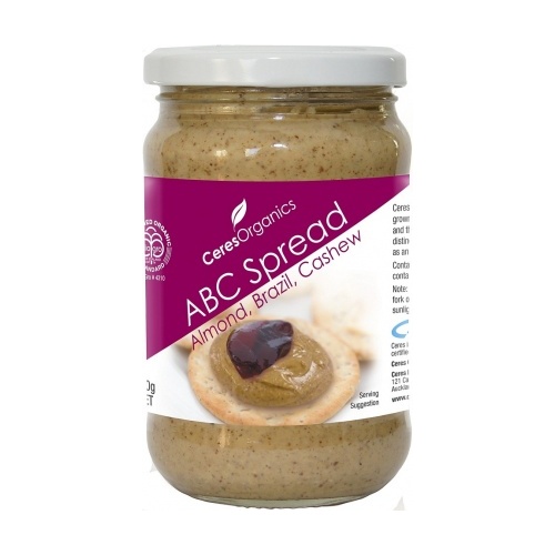 Ceres Organics ABC Spread 300g (Almond, Brazil, Cashew)