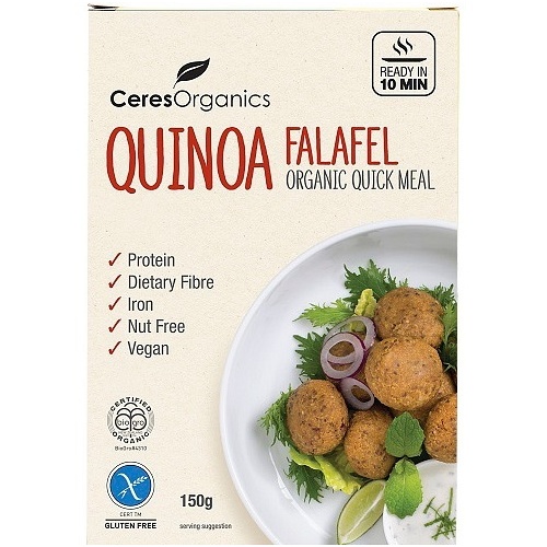 Ceres Organics Bio Quinoa Falafel Quick Meal G/F 150g