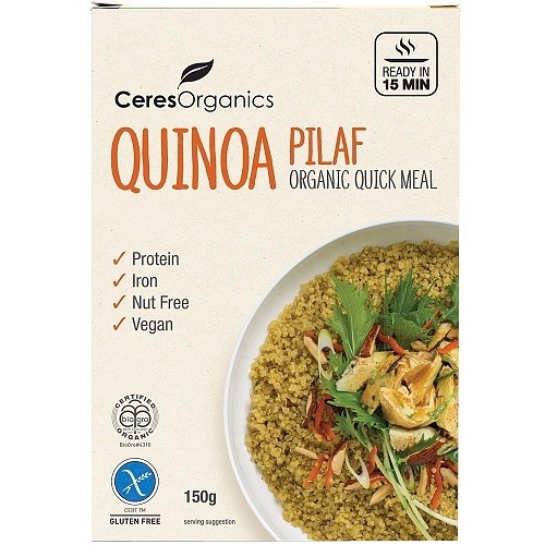 Ceres Organics Bio Quinoa Pilaf Quick Meal G/F 150g