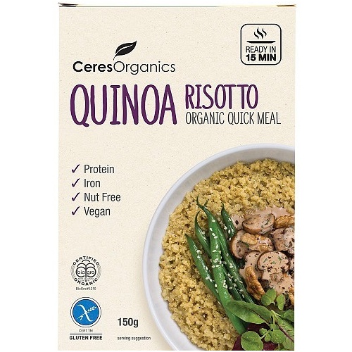 Ceres Organics Bio Quinoa Risotto Quick Meal G/F 150g