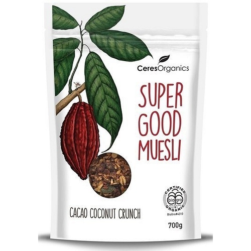 Ceres Organics Super Good Muesli Cacao Coconut Crunch 700g