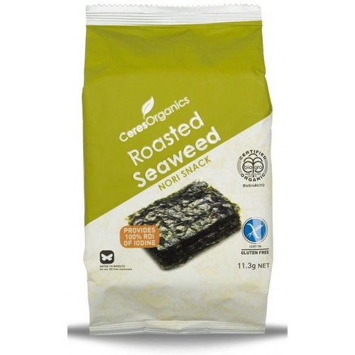 Ceres Organics Roasted Seaweed Nori Snack 11.3g