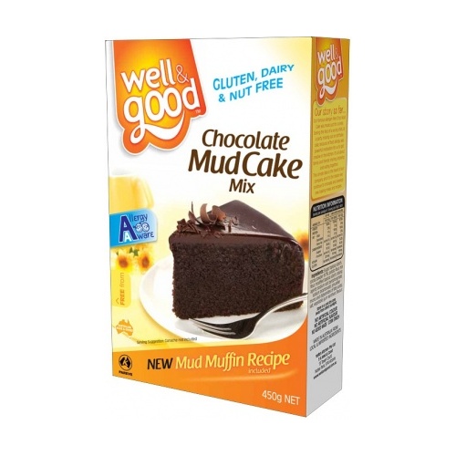 Well And Good Mud Cake Mix 450g G/F