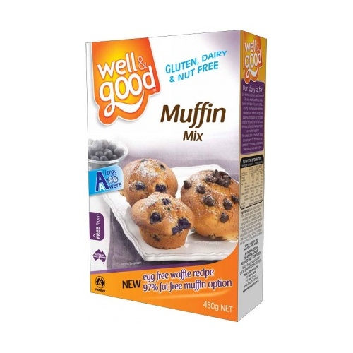 Well And Good Muffin Mix 450g G/F