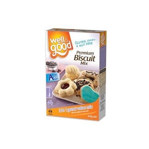 Well And Good Premium Biscuit Mix 400g G/F