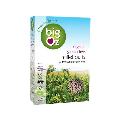Big Oz Organic Millet Puffs G/F 225g