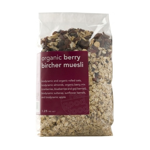 Real Good Foods Org Berry Bircher Muesli Bag 1.25kg