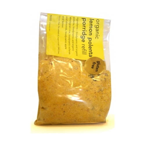Real Good Foods Org Lemon Polenta Porridge Bag 500g