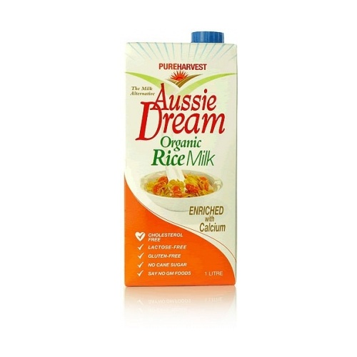 Pure Harvest Aussie Dream Org Rice Milk+Cal 1lt