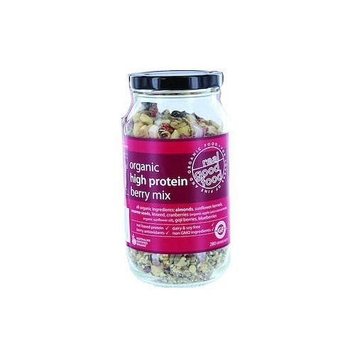 Real Good Foods Org BerryHigh Protein Mix Jar 280g