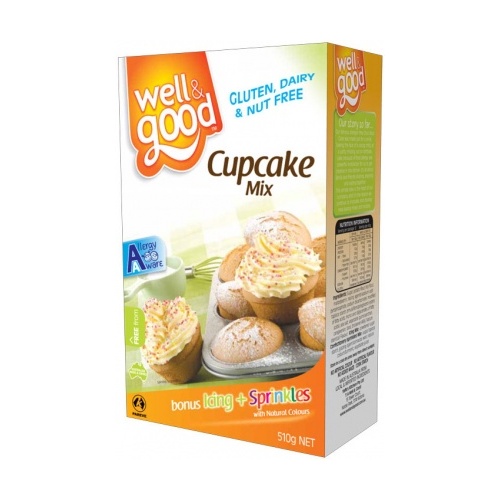 Well And Good Cup Cake Mix 510g G/F