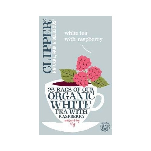 Clipper Organic White Tea with Raspberry 26Teabags