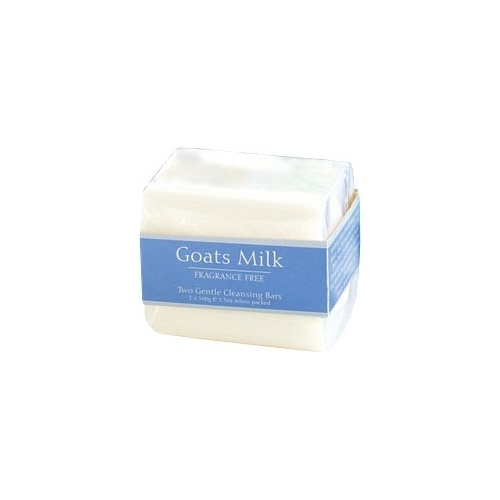 Goats Milk Fragrance Free Soap 2x100g