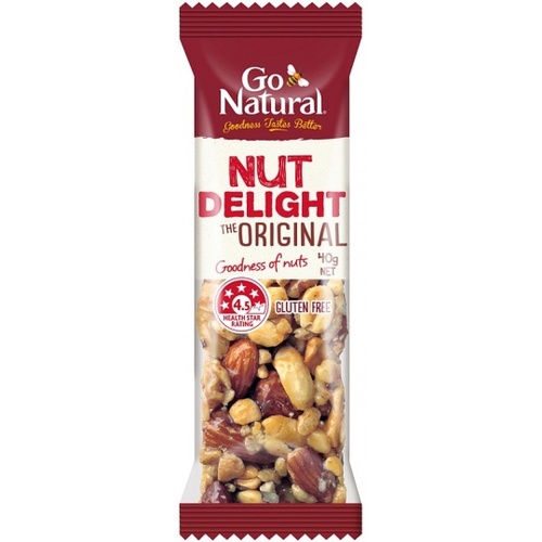 Go Natural Nut Delight Bars 16 x 40gms