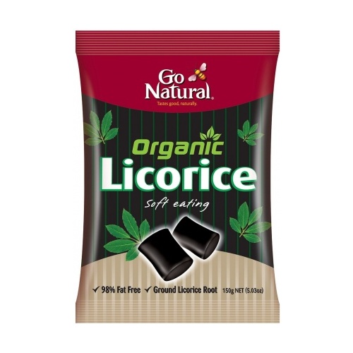 Go Natural Organic Licorice Soft Eating 150gm