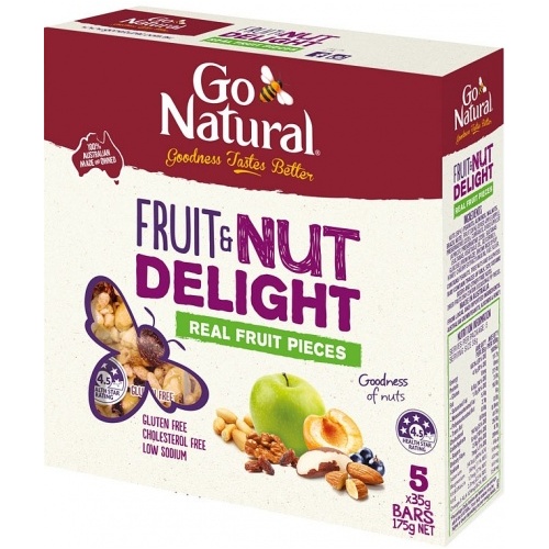 Go Natural Fruit & Nut Delight 5 x 35gm