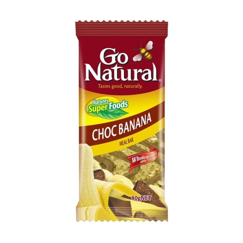 Go Natural Choc Banana Meal Bar 12x80g