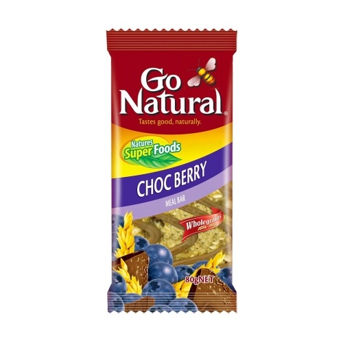Go Natural Choc Berry Meal Bar 12x80g