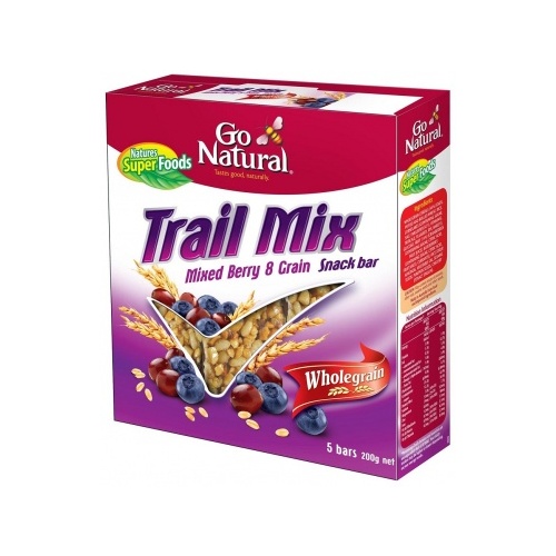 Go Natural Trail Mix W/Grain Mix Berries 200g
