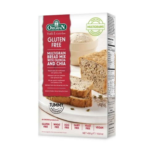 Orgran Multigrain Bread Mix w/Quinoa &amp; Chia 450g