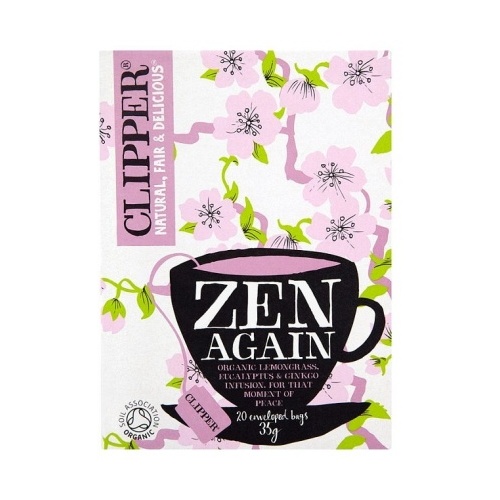 Clipper Zen Again - Organic Lemongrass, Eucalyptus &amp; Ginkgo Infusion 20 Teabags