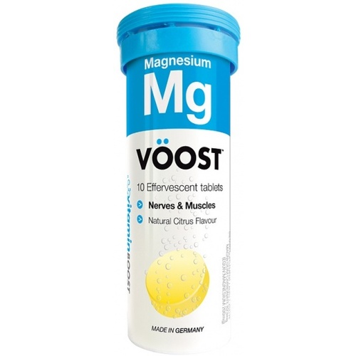 Voost Magnesium Effervescent Tablets - Natural Citrus Flavour 10tabs