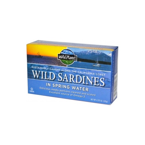 Wild Planet Sardines in Spring Water 125g