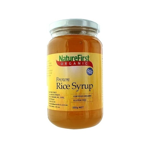 Natures First Rice Syrup Brown Organic 500g