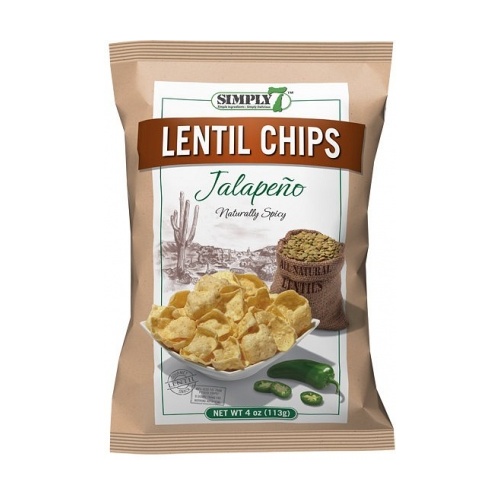 Simply 7 Lentil w/Jalapeno Chips 113g