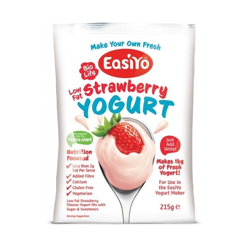 Easiyo BioLife Low Fat Sweet Strawberry Yogurt 215g