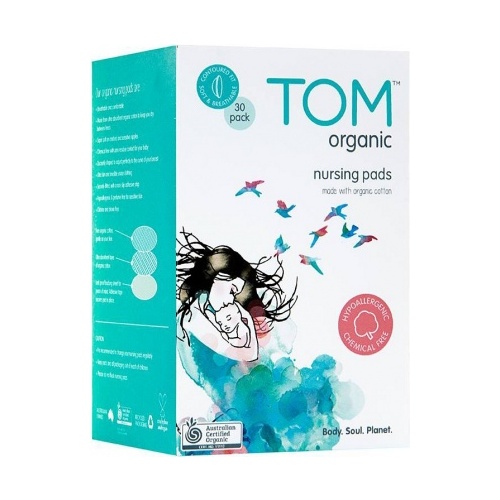 TOM Organic Nursing Pads 30Pk*+