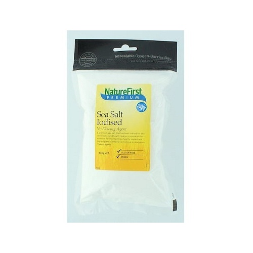 Natures First Iodised Sea Salt - No Flowing Agent 500g