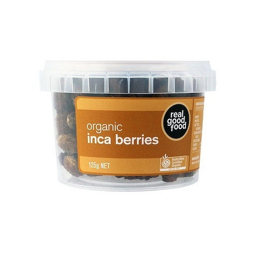 Real Good Foods Organic Inca Berries (Golden Berries) 125g