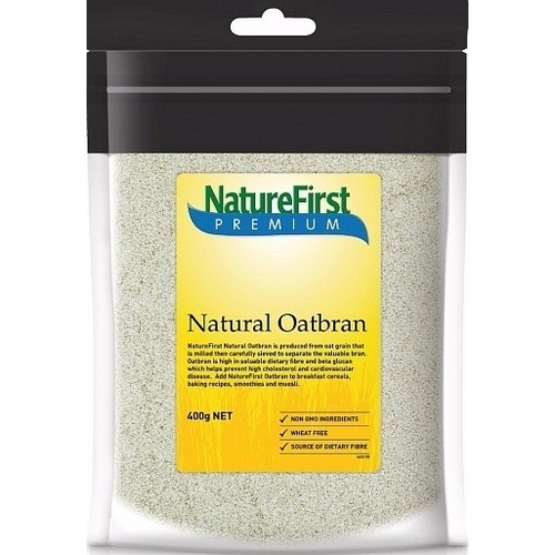 Natures First Premium Natural Oatbran 400gm