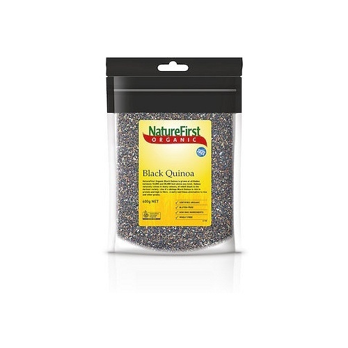Natures First Organic Quinoa Grain Black G/F 600g
