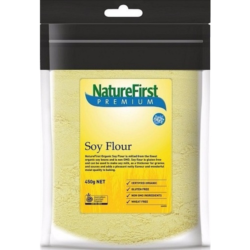 Natures First Organic Soy Flour 450g