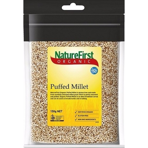 Natures First Organic G/F Puffed Millet 150g