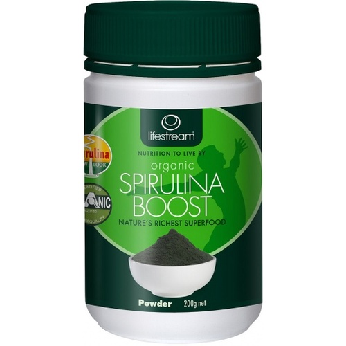 Lifestream Organic Spirulina Boost Powder 200g