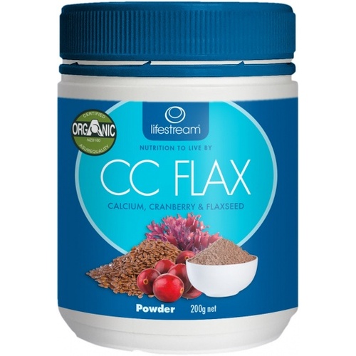 Lifestream Cranberry, Calcium and Flaxseed Powder (CCFlax) 200g
