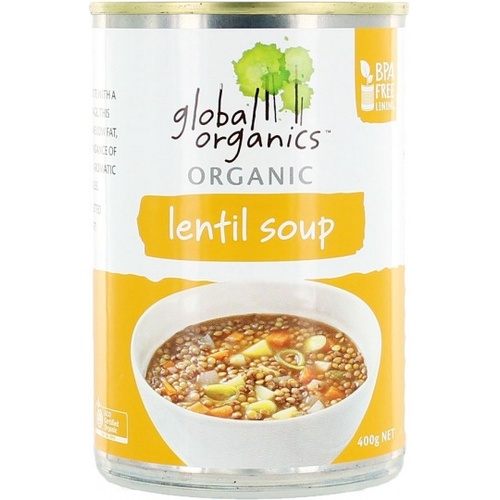 Global Organics Organic Lentil Soup 400g